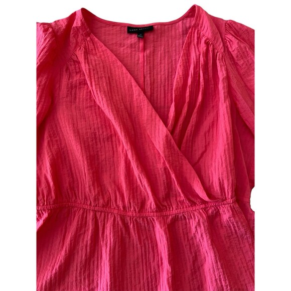 Lane Bryant Women’s Blouse Top Pink SZ 18/20/1X Embellished - Picture 5 of 7